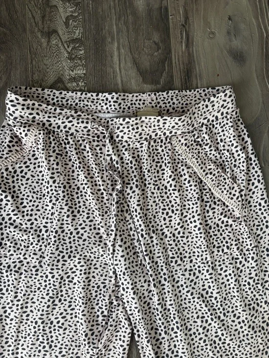 Light Pink Animal Print Lounge Pants - Picture 2 of 5